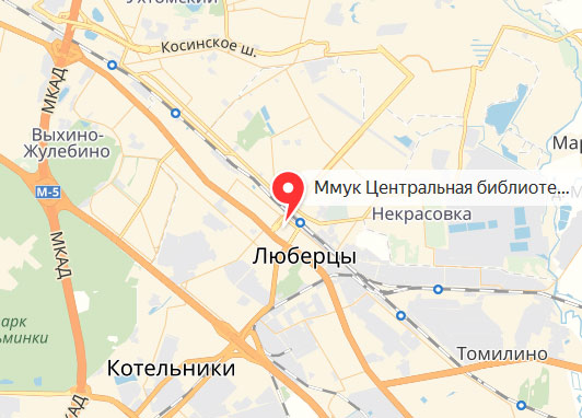 Люберцы карта магазинов